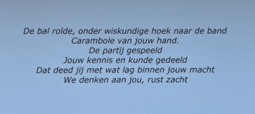In Memoriam - Peter de Wit