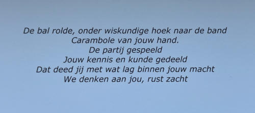 In Memoriam - Peter de Wit